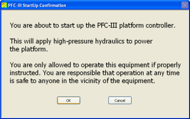 PFC-III StartUp Confirmation